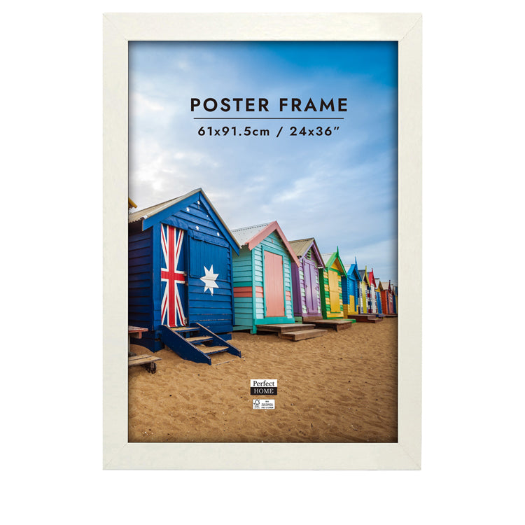 24 x 36 White Poster Frame - Brighton