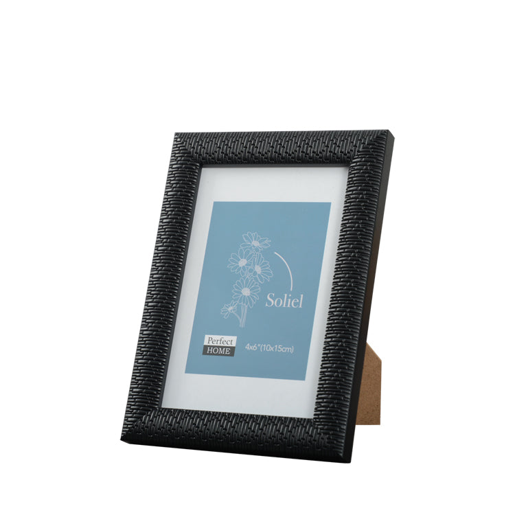 4 x 6 Black Picture Frame - Soleil