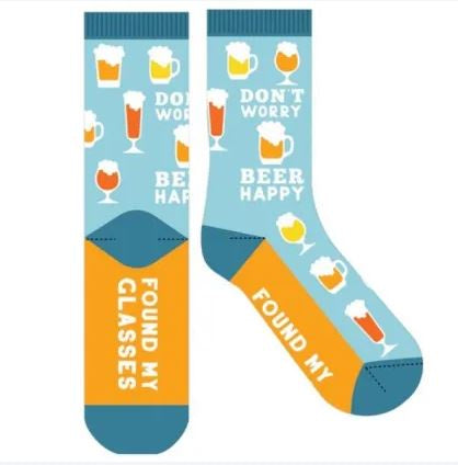 Beer Happy Novelty Socks