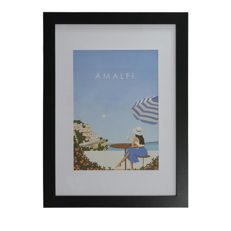 A2 Frame with A3 Opening Black - Vista