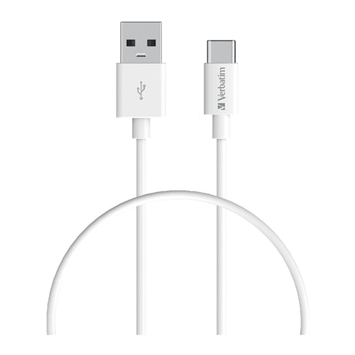 Verbatim Charge & Sync USB-C Cable 1m - White