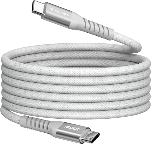 Verbatim Sync & Charge USB C to USB C 100W Magnetic 120 cm - Grey