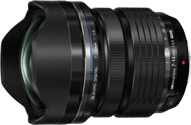 OM SYSTEM 7-14mm f2.8 PRO Micro Four Thirds Lens Black