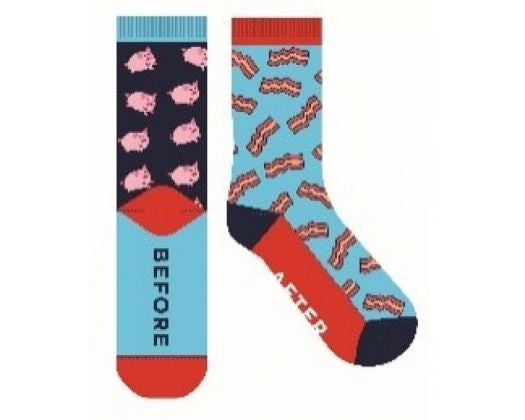 Odd Pigs and Bacon Novelty Socks