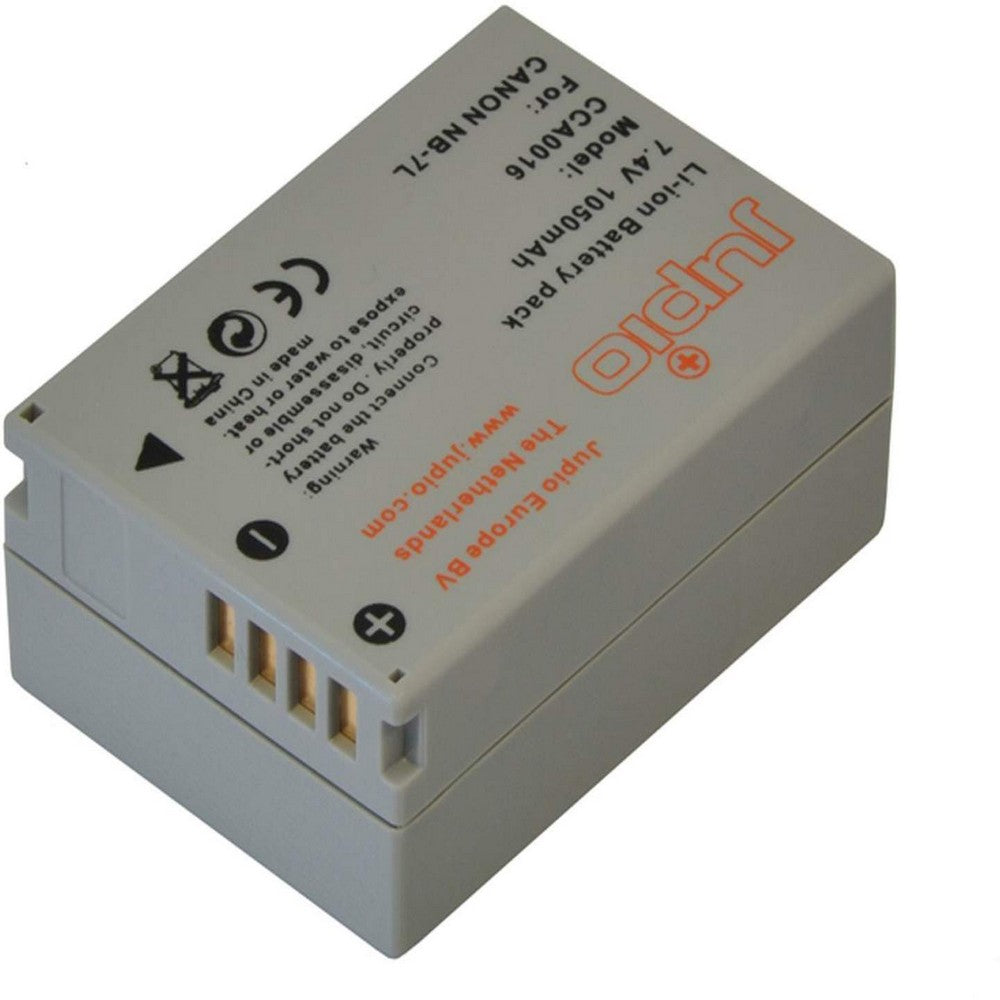 Jupio Camera Battery Canon Nb 7 L 7.4 V 1050 Mah