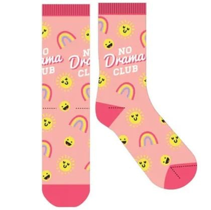 No Drama Club Novelty Socks