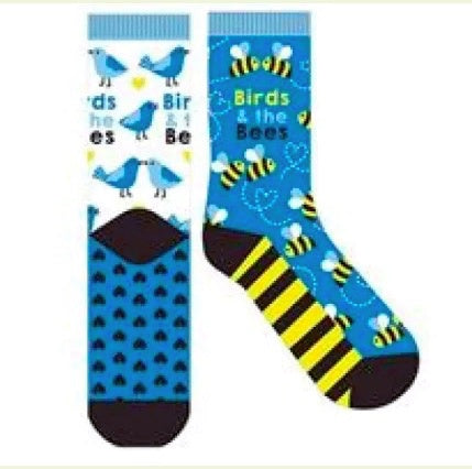 Odd Birds and Bees Novelty Socks