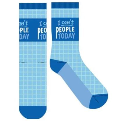Can't People Novelty Socks