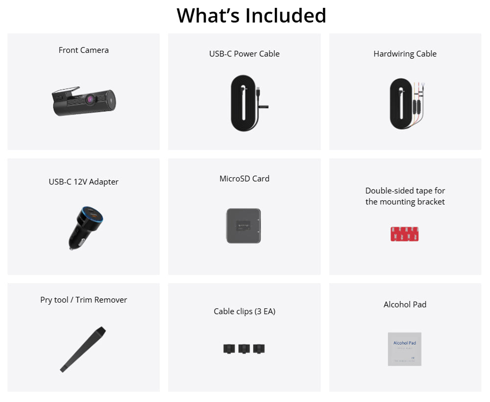 Blackvue Elite 10 1 Ch 4 K Front Camera Only Dashcam 64 Gb