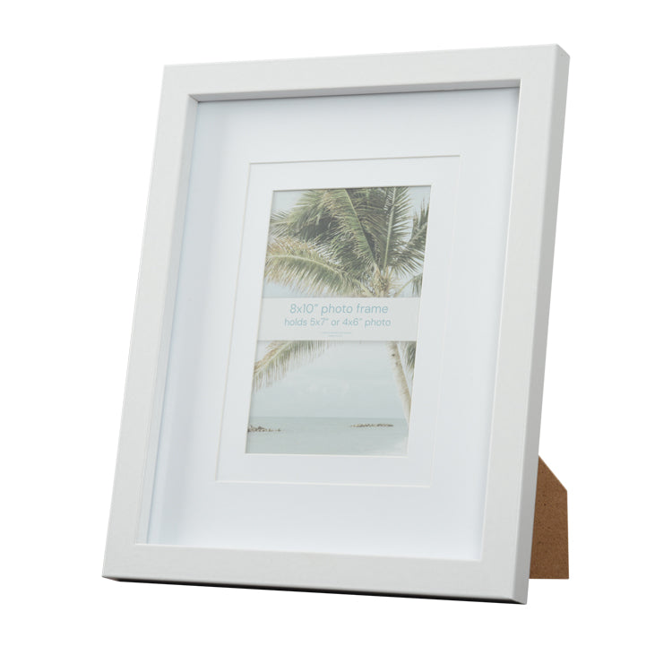Escape 8x10 inch White Frame with 4x6 or 5x7 inch Opening - 55121