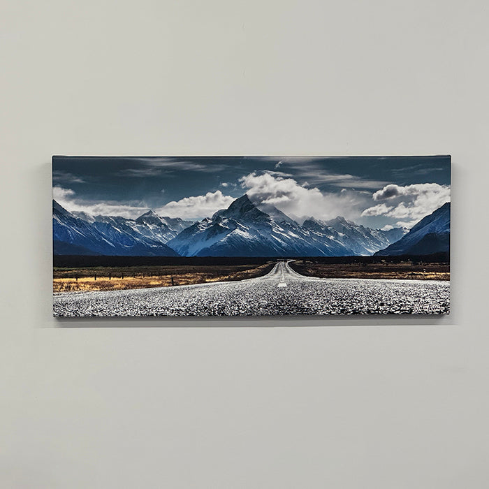 Road to Aoraki, Canvas Wall Art by James Feldon