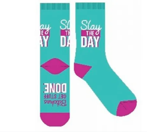 Slay the Day Novelty Socks