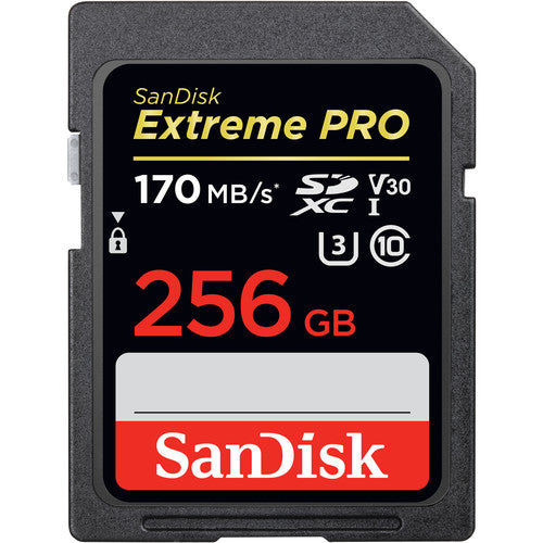 SanDisk 256GB SD Extreme Pro 200MB/s V30 4K