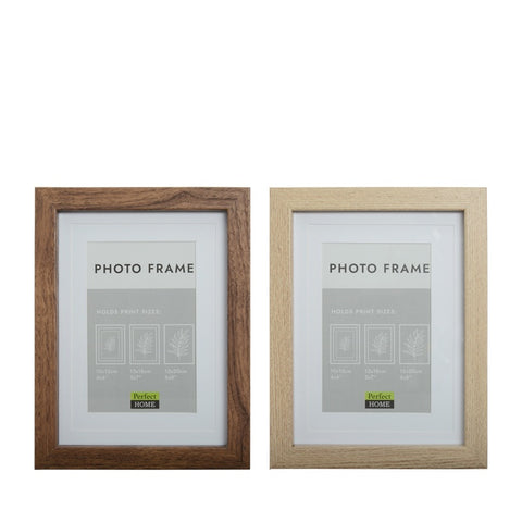 Oxford 6x8 inch with 4x6 or 5x7 opening 2 timber colours
