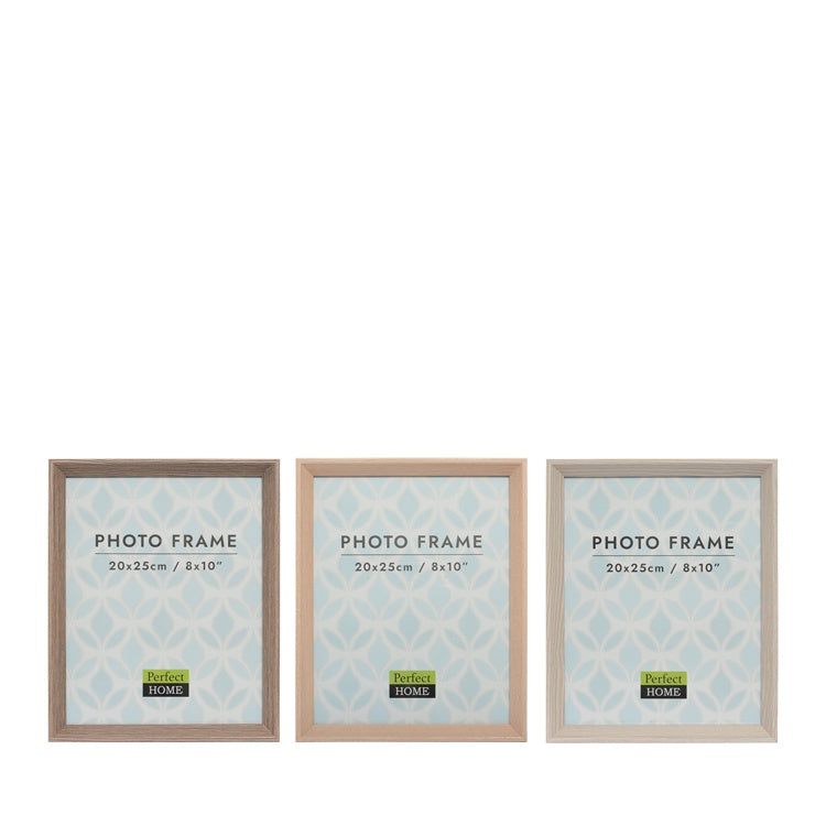 8 x 10 Photo Frame, 3 Assorted Colours - Necessity
