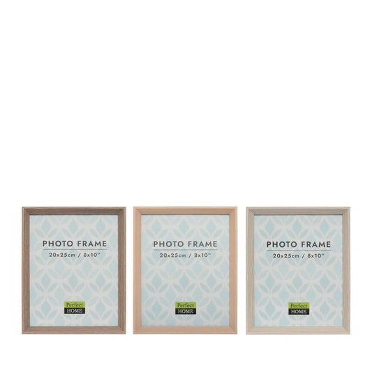 Necessity 8x10 3 Picture Frames With Assorted Colours
