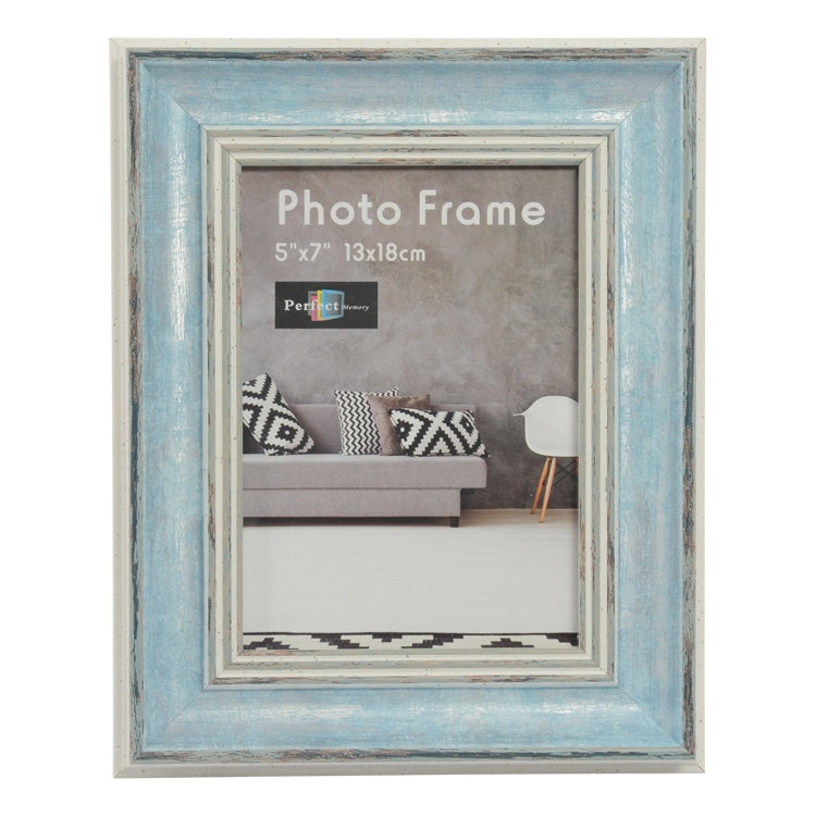 Rustic 5x7" Blue Picture Frame