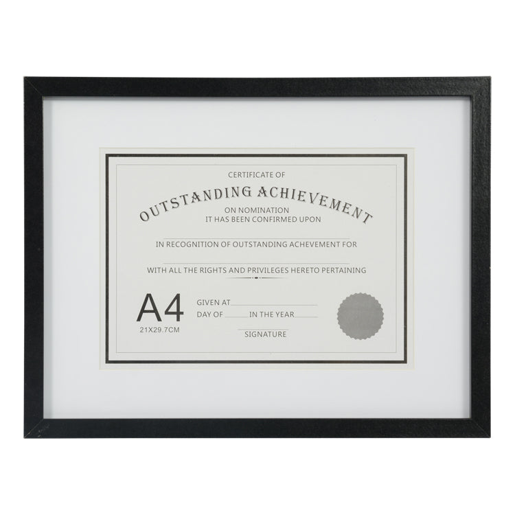 Lyon 12 x 16 black picture frame with A4 opening