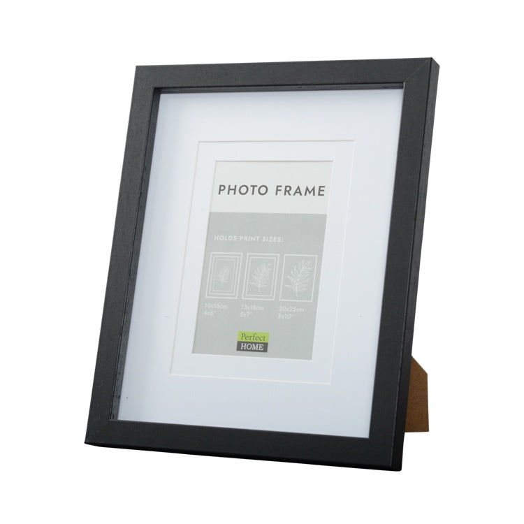 8 x 10 Black Picture Frame with 4 x 6 or 5 x 7 Opening - Oxford