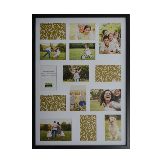 20x28 Inch Black with Assorted Openings - Echo