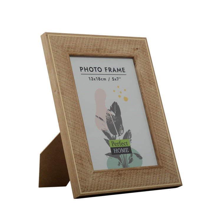 Raine 5x7 Woven Oak Look Picture Frame