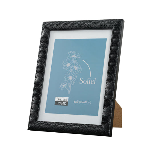 6 x 8 Black Picture Frame - Soleil