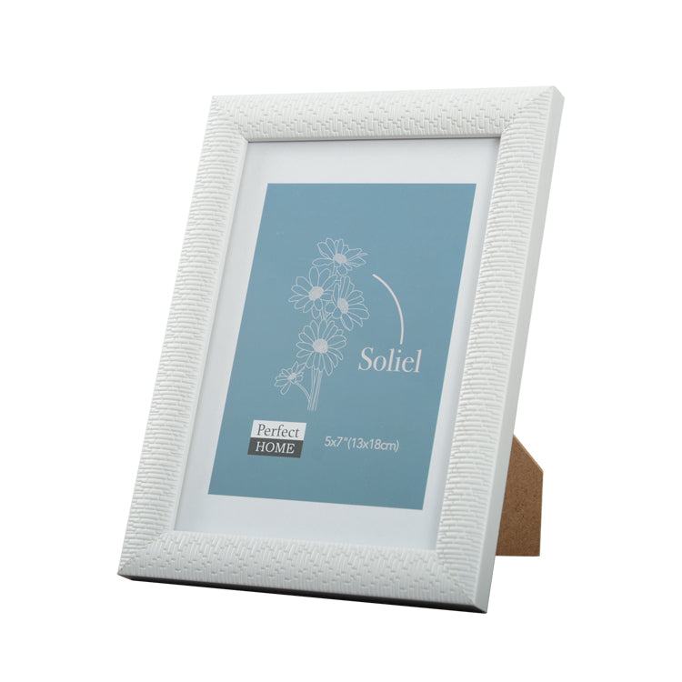 5 x 7 White Picture Frame - Soleil