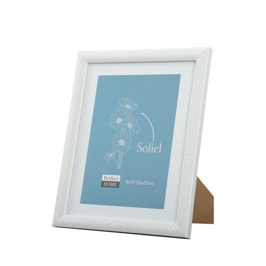 8 x 10 White Picture Frame - Soleil