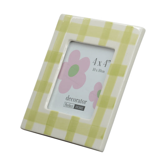 4 x 4 Green Picture Frame - Adele