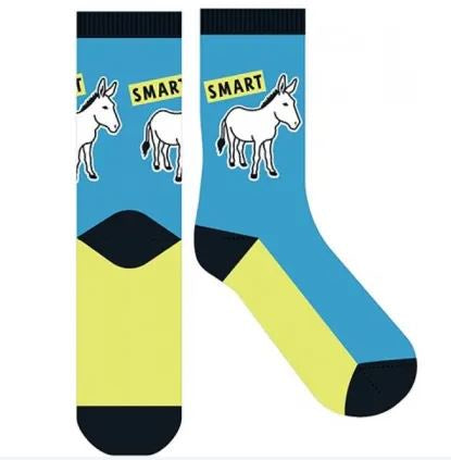 Smart Donkey Novelty Socks