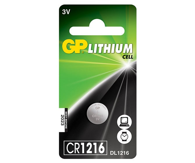 GP - Button Cell - CR1216 1pk