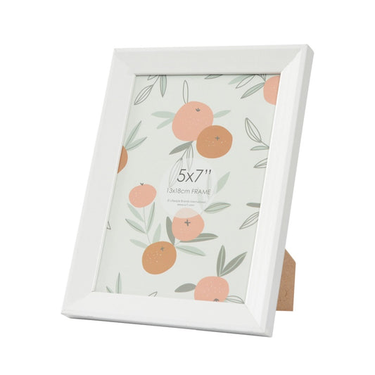 Finny 5x7 White Picture Frame