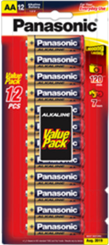 Panasonic AA Alkaline Battery 12 Pack