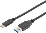 Digitus USB Type-C (M) to USB Type A (M) 1m Gen2 10GBs Cable