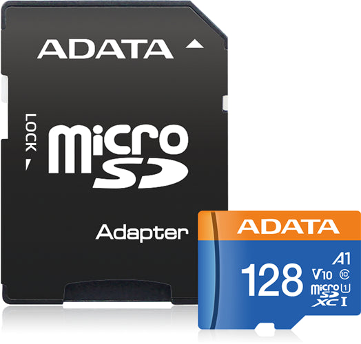 ADATA Premier microSDXC UHS-I A1 V10 Card with Adapter 128GB