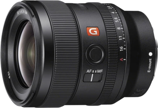 Sony Alpha SEL24F14GM FE 24mm F1.4 GM E Mount Lens