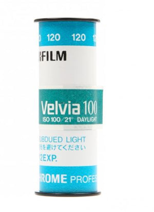 Fujifilm Velvia 100 120-12 Film 5pk