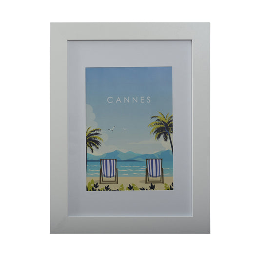 Vista A3 white picture frame with A4 opening