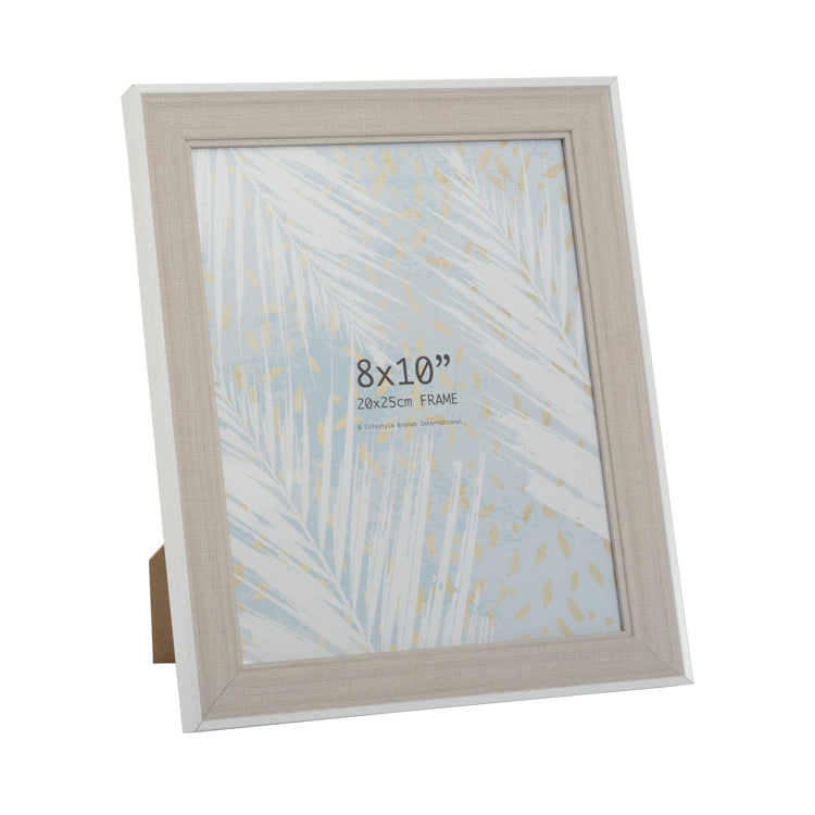 Maya 8 x 10 grey and white picture frame