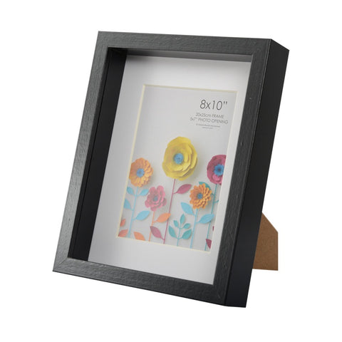 Vienna Shadow Box Black 8x10 with 5x7 opening