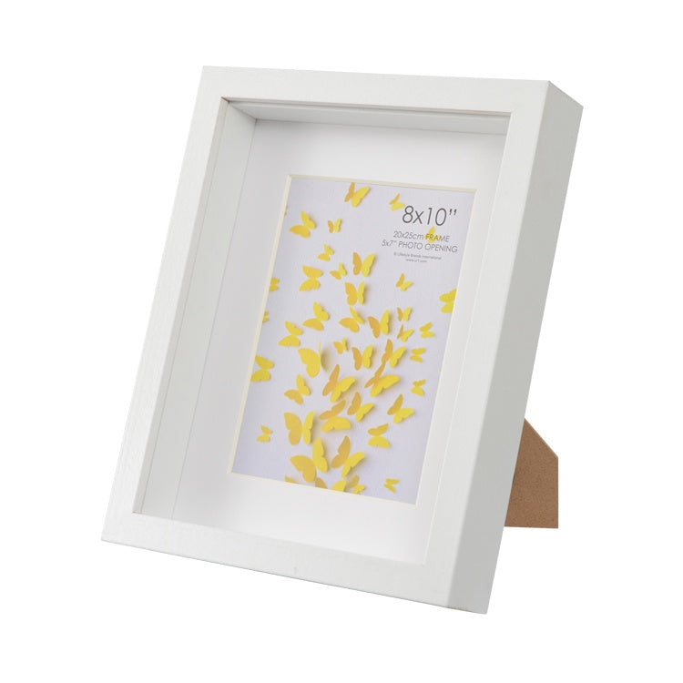 Vienna Shadow Box White 8x10" with 5x7 opening