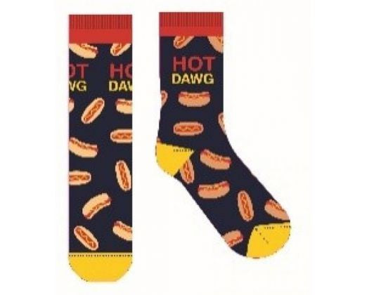 Fresh Hot Dawg Novelty Socks