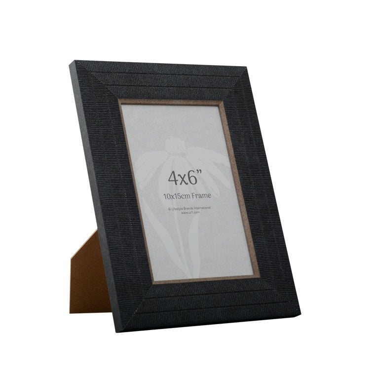 Bowie 4x6 inch black picture frame