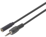 Digitus 3.5mm (M) to 3.5mm (F) 1.5m Stereo Audio Extension Cable