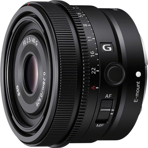 Sony Alpha SEL40F25G 40mm F2.5 G FE Mount FF Lens