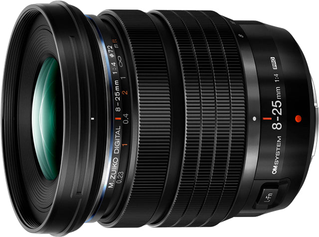 OM System 8-25mm Digital ED PRO F4 Lens Black