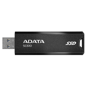 ADATA SC610 Retractable USB3.2 Gen 2 2TB External SSD 5yr wty