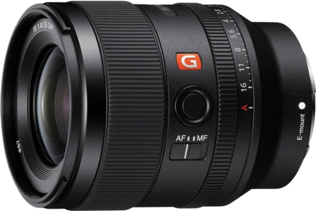 Sony Alpha SEL35F14GM 35mm F1.4 G Master prime Lens
