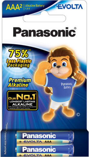 Panasonic Evolta AAA Alkaline Battery 2 Pack
