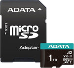 ADATA Premier Pro microSDXC UHS-I U3 A2 V30 Card with Adapter 1TB